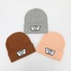 Sumkcaps 231154 Custom Embroidery Patch Folded Beanie Hat