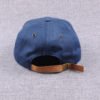 Sumkcaps 241101 Custom Six Panel Leahter Patch Denim Snapback Cap - Image 5