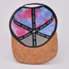 Sumkcaps 241102 Custom Six Panel Leahter Patch Tie Dye Snapback Cap - Imagem 5