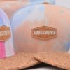 Sumkcaps 241102 Custom Six Panel Leahter Patch Tie Dye Snapback Cap - Imagem 6