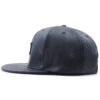 Sumkcaps 241104 Custom Five Panel Leahter Snakeskin Metal Logo Snapback Cap - immagine 4