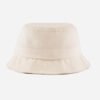 Custom Embroidered White Cotton Bucket Hats wholesale