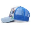 Custom Five Panel Digital Printing Blue Trucker Hat wholesale