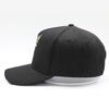 Sumkcaps 231192 Custom Five Panel Embroidery Black Baseball Cap - Imagen 3