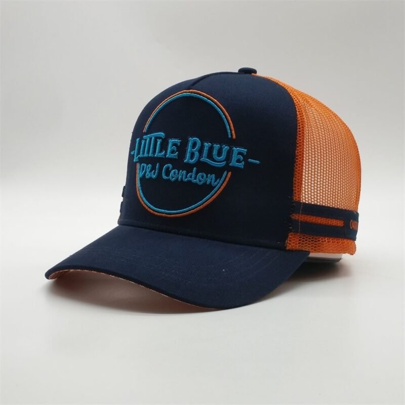 Custom Five Panel Embroidery Trucker Hat Wholesale(2)