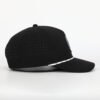 Black Golf Rope Snapback Hat Custom