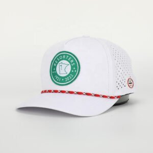 Custom White Golf Rope Hats