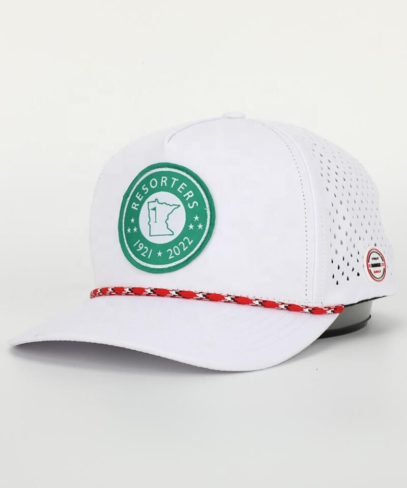 Custom White Golf Rope Hats