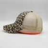 Sumkcaps 231178 Custom Six Panel Cross Ponytail Leopard Trucker Hat - Imagen 3