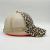 Sumkcaps 231178 Custom Six Panel Cross Ponytail Leopard Trucker Hat - Imagen 4