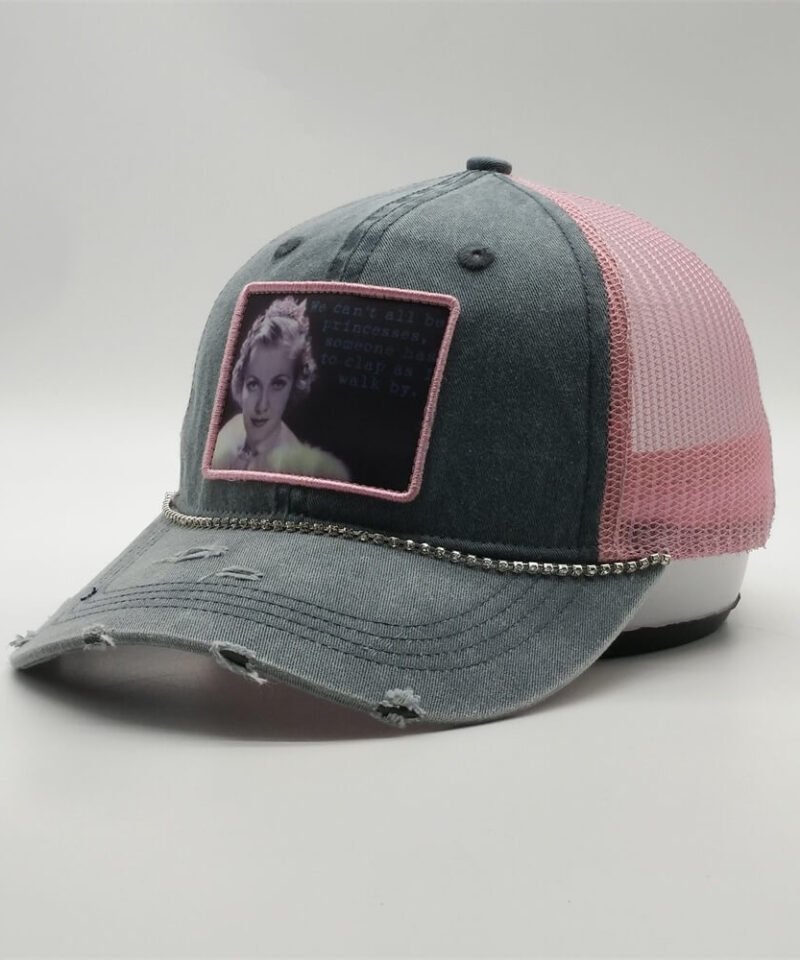 Sumkcaps 231218 Cappello trucker a sei pannelli personalizzato con ricamo a coda di cavallo