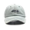 Sumkcaps 231190 Custom Six Panel Embroidery Washed Baseball Cap - Imagen 2