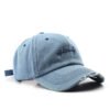 Sumkcaps 231190 Custom Six Panel Embroidery Washed Baseball Cap - Imagen 6