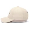 Sumkcaps 231212 Custom Six Panel Flat Embroidery Beige Baseball Cap - Imagen 3