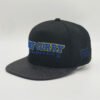 Sumkcaps 231267 Custom Six Panel Embroidery Blue Snapback Cap