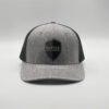 Sumkcaps 231216 Custom Six Panel Embroidery Gray Trucker Hat - Imagem 2