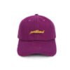 Sumkcaps 231289 Custom Six Panel Flat Embroidery Purple Dad Hat - Imagen 2