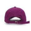 Sumkcaps 231289 Custom Six Panel Flat Embroidery Purple Dad Hat - Imagen 4