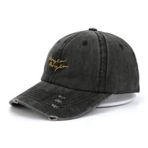 Casquette personnalisée à six panneaux avec broderie lavée Wholesale