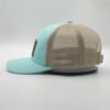 Custom Six Panel Leather Patch Trucker Hat Wholesale