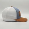 Custom Six Panel Leather Patch Trucker Hat Wholesale