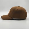 Sumkcaps 231232 Custom Six Panel Woven Patch Brown Dad Hat - Imagen 3