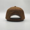 Sumkcaps 231232 Custom Six Panel Woven Patch Brown Dad Hat - Imagen 4