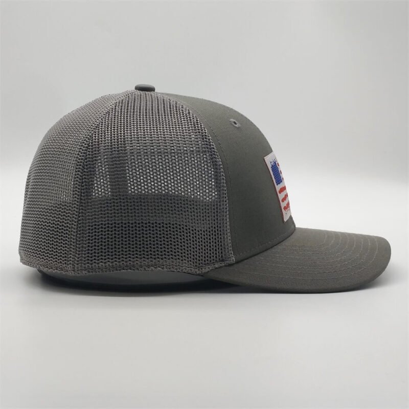 Custom Six Panel Woven Patch Fitted Trucker Hat Wholesale