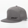 Custom Seven Panel Embroidery Gray Snapback Cap Wholesale