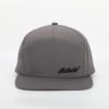 Custom Seven Panel Embroidery Gray Snapback Cap Wholesale – Image 2