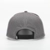 Custom Seven Panel Embroidery Gray Snapback Cap Wholesale – Image 5