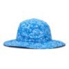 Custom Digital Printing Reversible Blue Bucket Hats