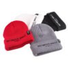 Sumkcaps 231386 Custom Acrylic Embroidery Woven Label Beanie Hat