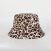 Custom Leopard Printing Reversible Bucket Hats wholesale