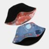 Custom Printed Beach Reversible Kids Bucket Hats