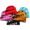 Sumkcaps 231388 Custom Acrylic Wool Blend Jacquard Knitted Beanie Hat - Imagem 4