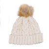 Sumkcaps 231417 Custom Cable Pom Knitted Beanie Hat