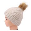 Sumkcaps 231417 Custom Cable Pom Knitted Beanie Hat - Imagen 3