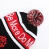 Sumkcaps 231202 Custom Embroidery Acrylic Jacquard Pom Beanie Hat - Image 4