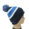 Sumkcaps 231413 Custom Embroidery Jacquard Pom Beanie Hat – Image 6