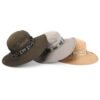 Custom Embroidery Wide Brim Cotton Bucket Hats Wholesale