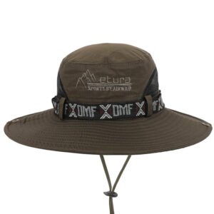 Custom Embroidery Wide Brim Cotton Bucket Hats Wholesale