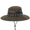 Custom Embroidery Wide Brim Cotton Bucket Hats Wholesale