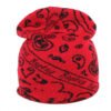 Sumkcaps 231421 Custom Acrylic Jacquard Skull Knitted Beanie Hat - immagine 4