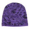 Sumkcaps 231421 Custom Acrylic Jacquard Skull Knitted Beanie Hat - immagine 8