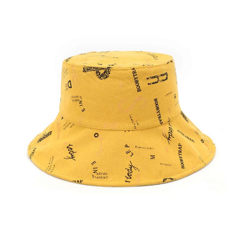 Full Printing Corduroy Bucket Hats Wholesale