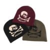 Sumkcaps 231412 Custom Acrylic Jacquard Skull Knitted Beanie Hat