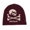 Sumkcaps 231412 Custom Acrylic Jacquard Skull Knitted Beanie Hat – Image 3