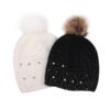 Sumkcaps 231425 Custom Kids Wool Knitted Beanie Hat With Pom - immagine 3