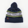 Sumkcaps 231366 Custom Leahter Label Pom Beanie Hat